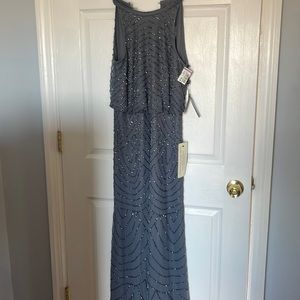 Adrianna Papell beaded gown. Size 6 . NWT